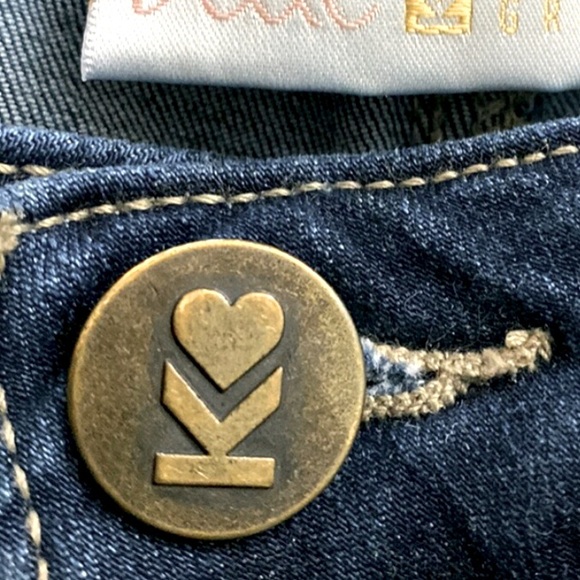 Belle by Kim Gravel Cropped TripleLuxe Denim Straight Leg Jeans Size 22W - Picture 13 of 13